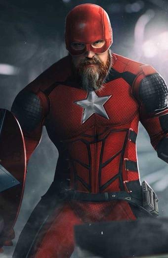 Red Guardian David Harbour Black Widow Alexei Shostakov Jacket