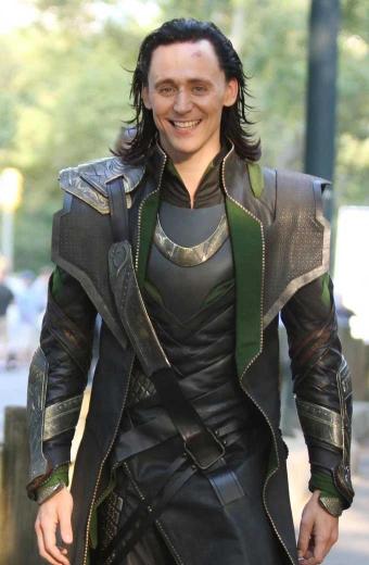 The Avengers Tom Hiddleston Loki Cosplay Leather Trench Coat