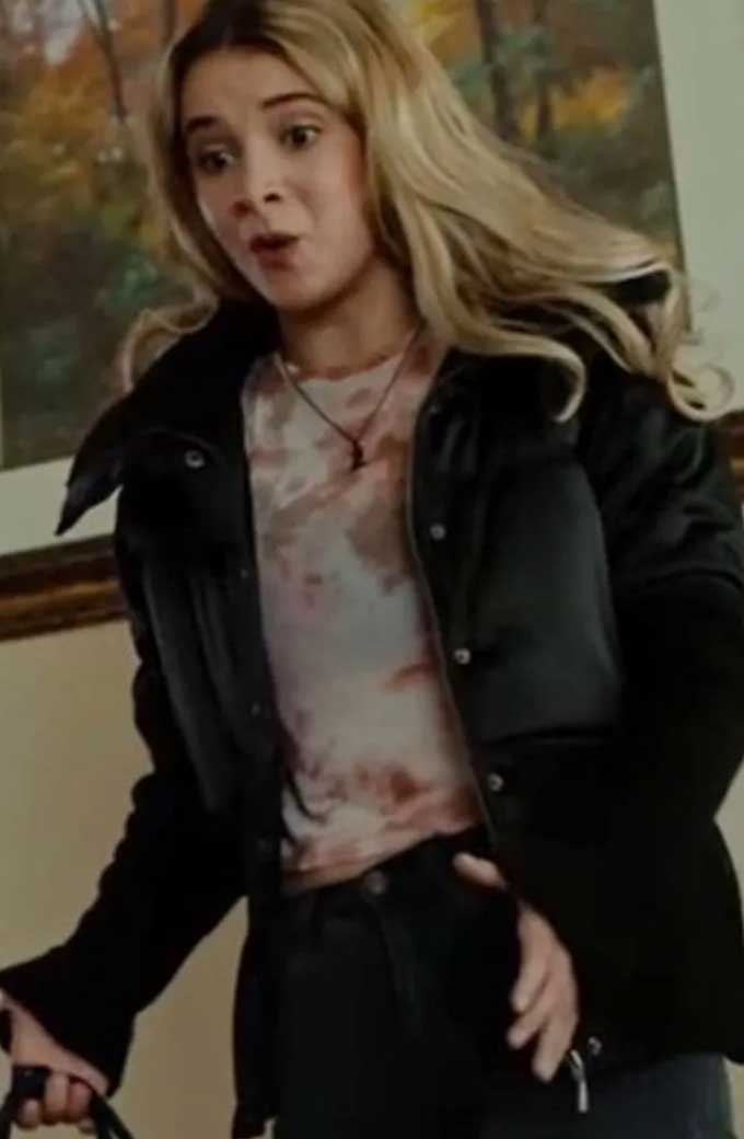 Devin Cecchetto Lily Miller Bad Influence Black Puffer Jacket devin-cecchetto-bad-influence-jacket