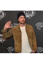 Aaron Paul TV Shows And Movies Leather Jackets And Outfits