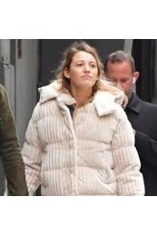 Blake Lively Leather Jackets And Cotton Coats Collection