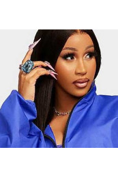 Cardi B Rapper Leather Jackets And Outfits Collection