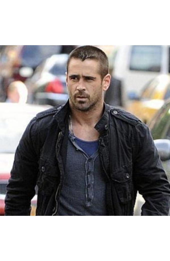 Colin Farrell TV Series Movies Leather Jackets Trench Coats