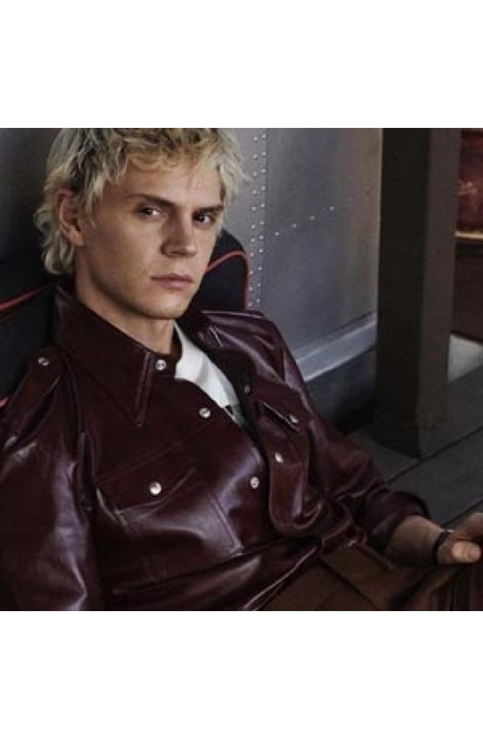 Evan Peters Cotton Coats And Leather Jackets Merchandise