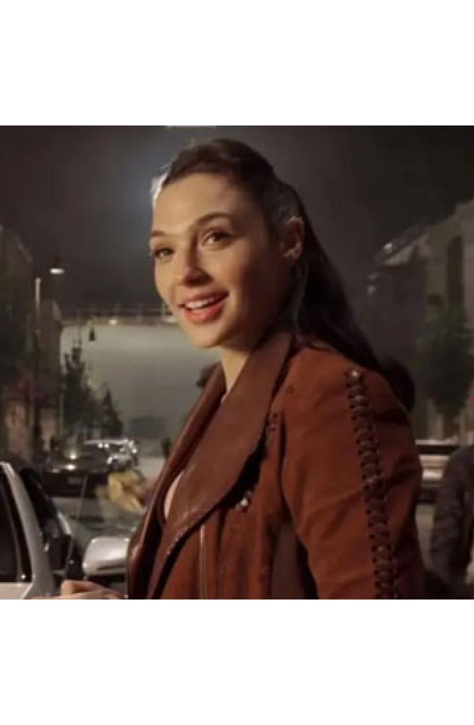 Gal Gadot TV Shows And Movies Leather Jackets And Trench Coats