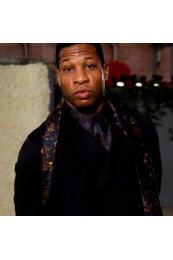 Jonathan Majors Leather Jackets And Cotton Coats Collection