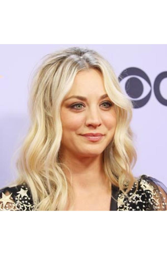 Kaley Cuoco TV Series Movies Leather Jackets Trench Coats