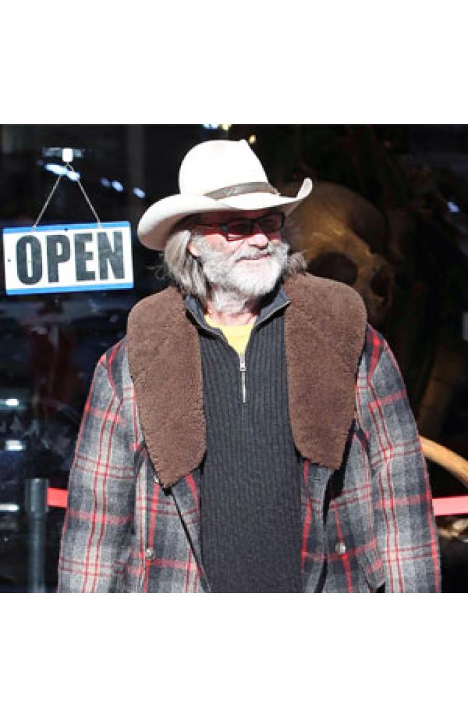 Kurt Russell Leather Jackets And Cotton Coats Collection