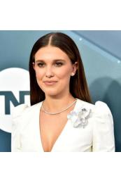 Millie Bobby Cotton Coats And Leather Jackets Merchandise