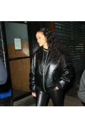 Rihanna Cotton Coats And Leather Jackets