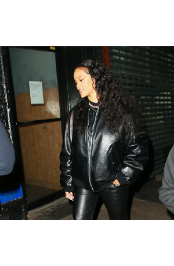Rihanna Cotton Coats And Leather Jackets
