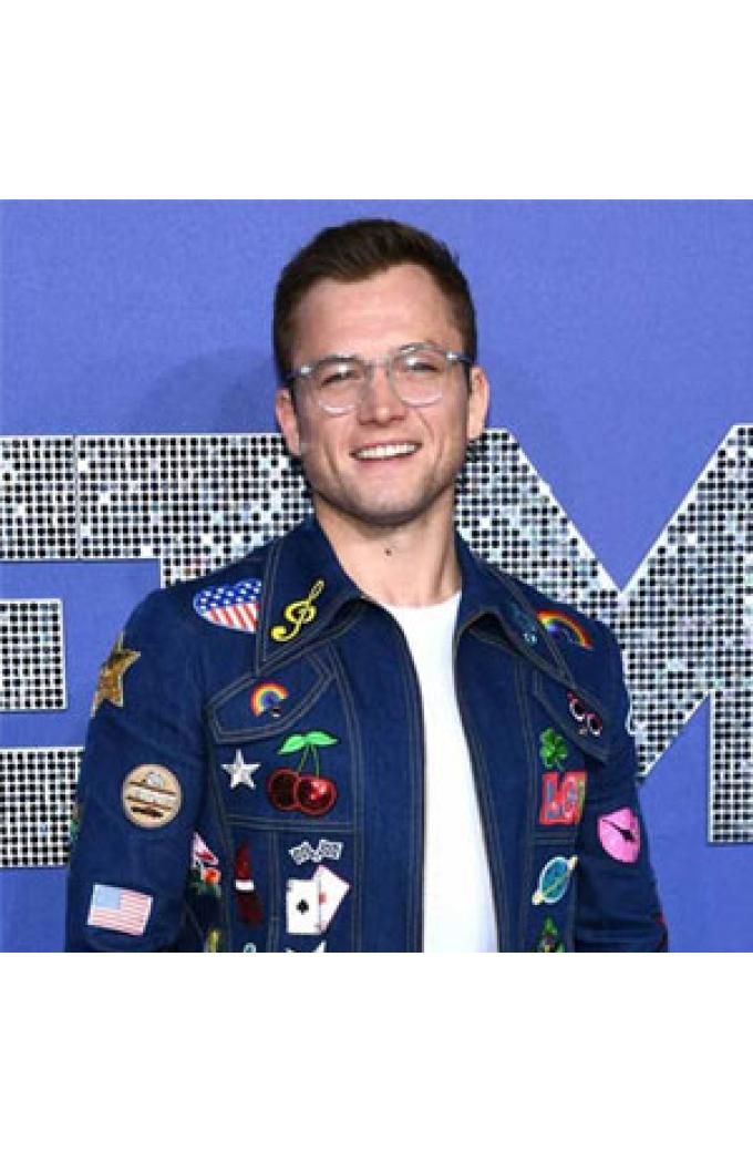 Taron Egerton Cotton Coats And Leather Jackets Merchandise