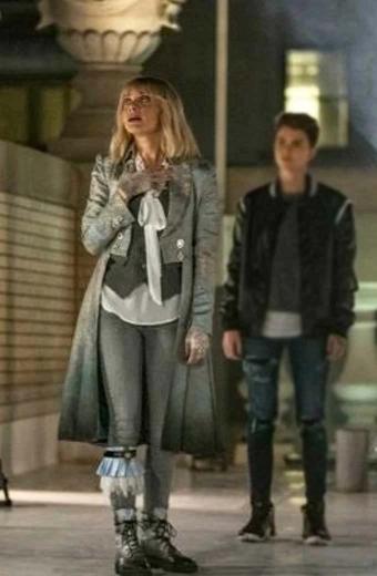 Rachel Skarsten Beth Kane Alice Batwoman Grey Cotton Coat