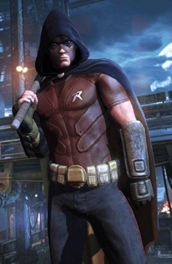 Robin Batman Arkham City Timothy Drake Burgundy Cosplay Vest