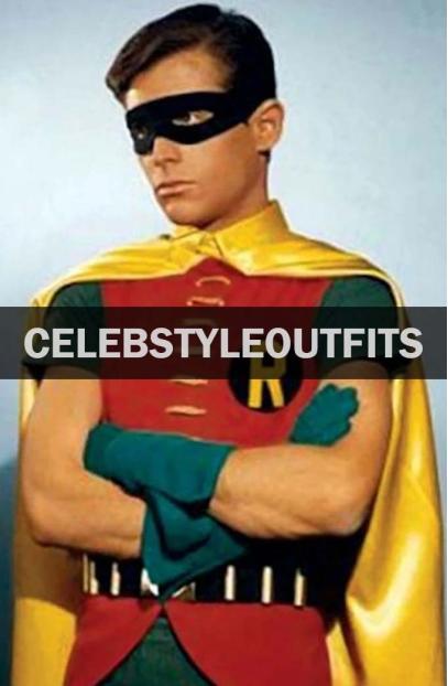 Burt Ward Robin Batman TV Series Dick Grayson Red Cotton Vest robin-batman-dick-grayson-vest-jacket