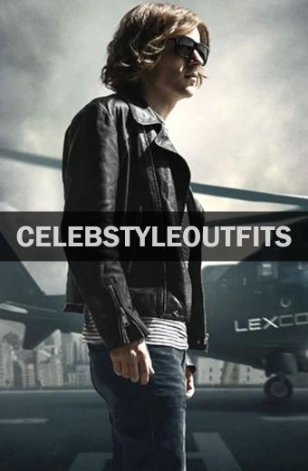 Dawn Of Justice Jesse Eisenberg Lex Luthor Black Biker Jacket
