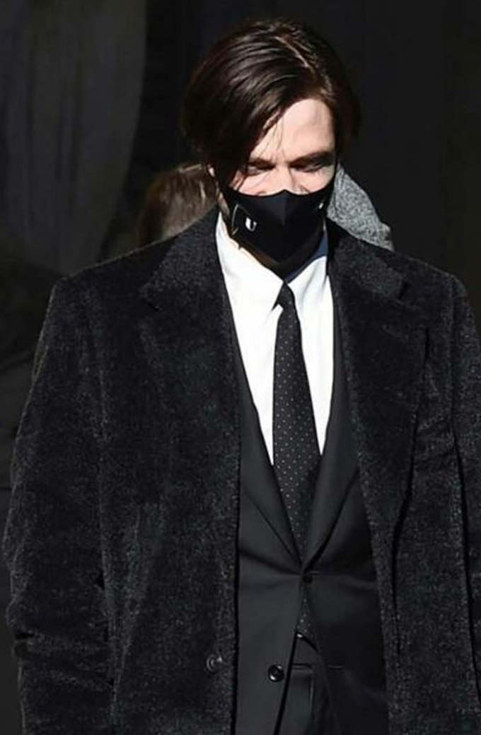 The Batman Bruce Wayne Robert Pattinson Black Wool Trench Coat