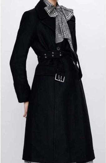 Batwoman Sophie Moore Meagan Tandy Black Wool Trench Coat