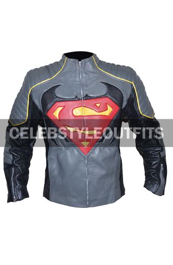 Batman V Superman Dawn Of Justice Grey Cosplay Leather Jacket