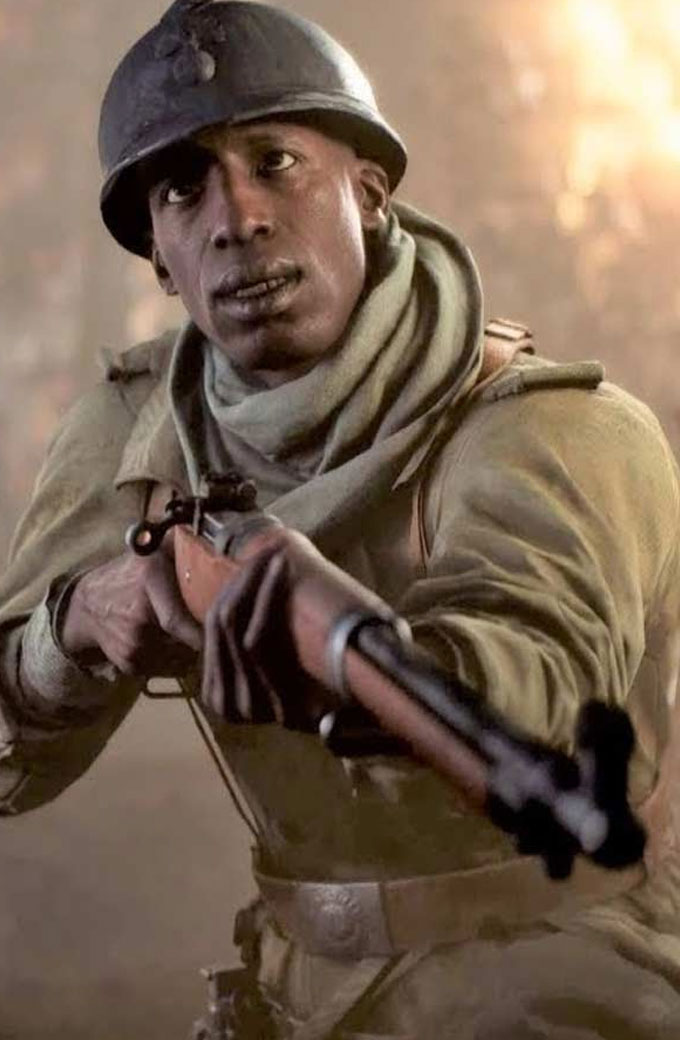 Battlefield 5 Deme Cisse Leather Trench Coat