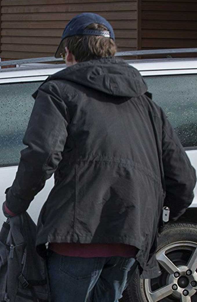 Alex Lawther Kenny Black Mirror Hooded Black Cotton Jacket black-mirror-alex-lawther-cotton-jacket