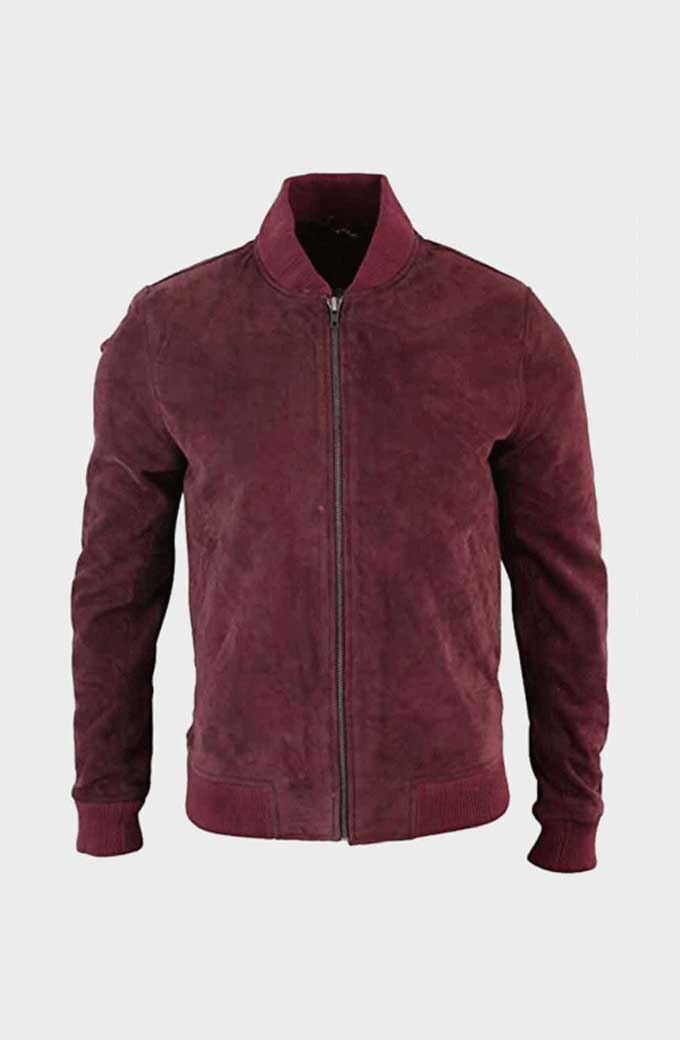 Yahya Abdul-Mateen Black Mirror Karl Maroon Bomber Jacket karl-black-mirror-yahya-abdul-mateen-jacket