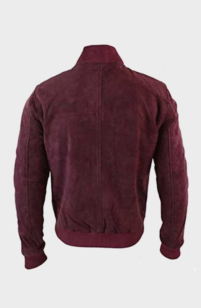 Yahya Abdul-Mateen Black Mirror Karl Maroon Bomber Jacket karl-black-mirror-yahya-abdul-mateen-jacket