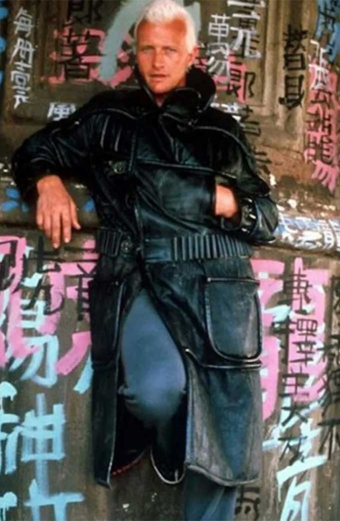 Blade Runner 1982 Rutger Hauer Roy Batty Leather Coat