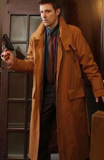 Harrison Ford Blade Runner Rick Deckard Brown Long Trench Coat