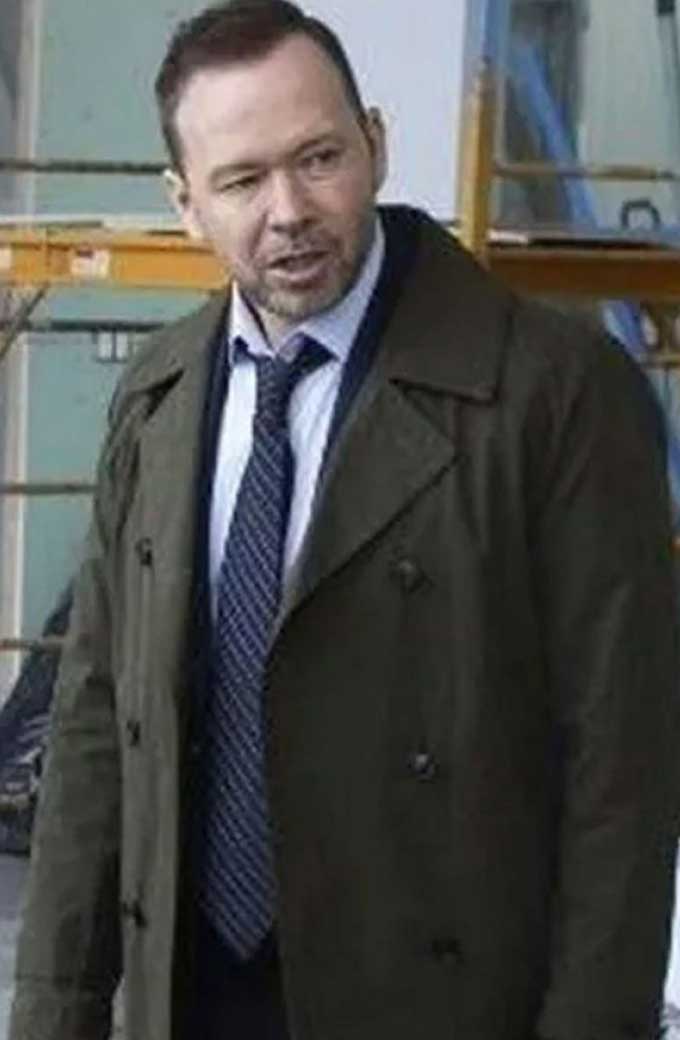 Danny Reagan Donnie Wahlberg Blue Bloods Green Trench Coat