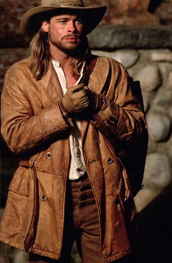 Tristan Ludlow Brad Pitt Legends Of The Fall Brown Trench Coat