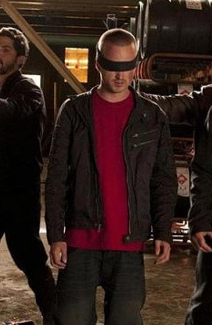 Breaking Bad Aaron Paul Jesse Pinkman Biker Leather Jacket breaking-bad-aaron-paul-black-jacket