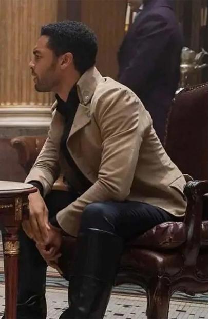 Rege Jean Page Simon Basset Bridgerton Beige Long Tailcoat bridgerton-rege-jean-page-tailcoat