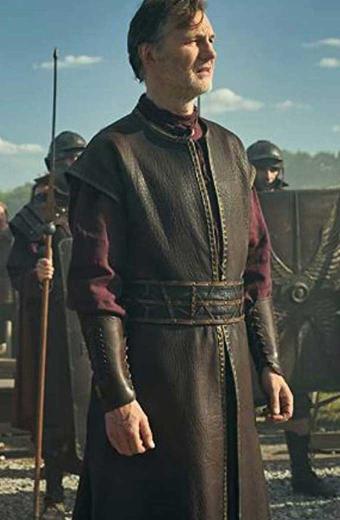 David Morrissey Britannia Aulus Plautius Black Cosplay Coat