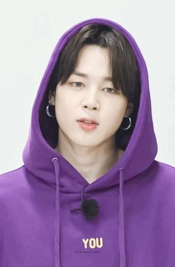 BTS Park Jimin Bangtan Boys You Bomber Purple Fleece Hoodie