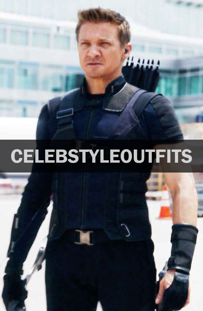 Captain America Civil War Hawkeye Black Vest