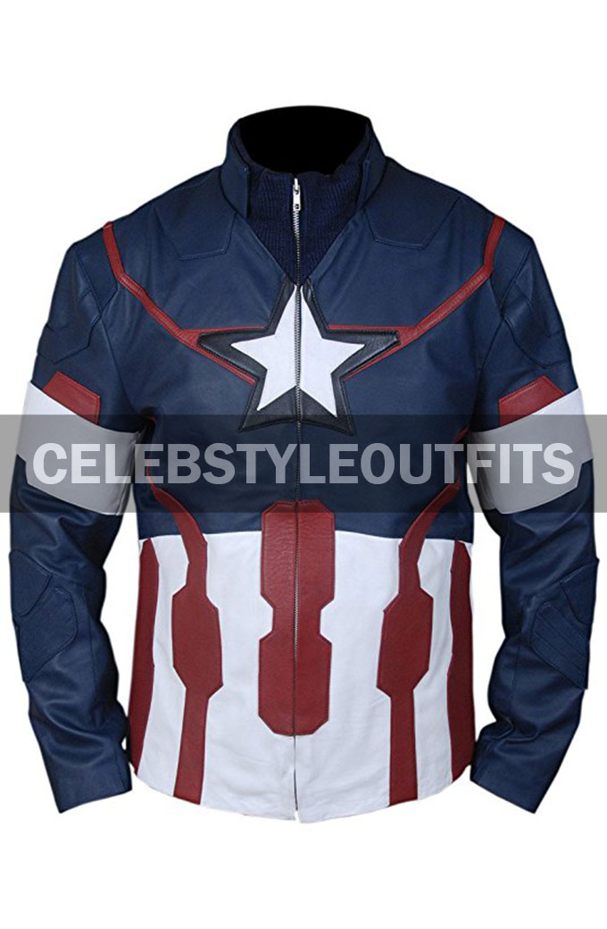Captain America Civil War Chris Evans Costume Jacket