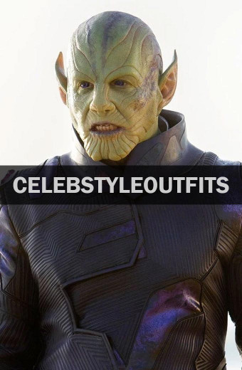 Talos Captain Marvel Ben Mendelsohn Black Cosplay Tailcoat