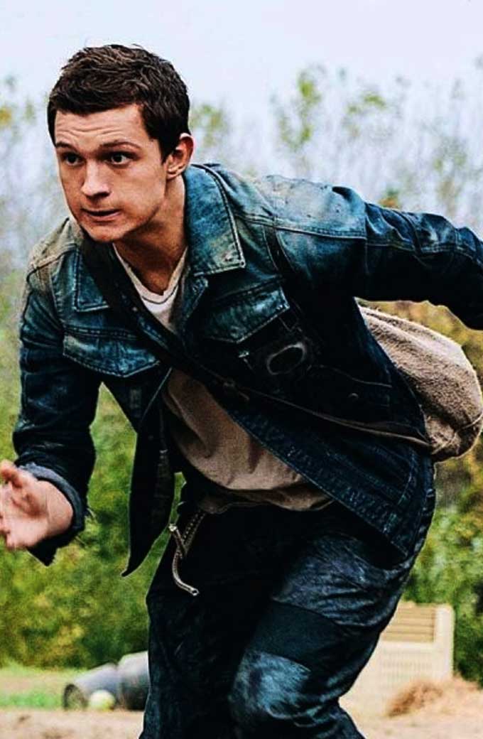 Todd Hewitt Chaos Walking Tom Holland Blue Denim Jacket