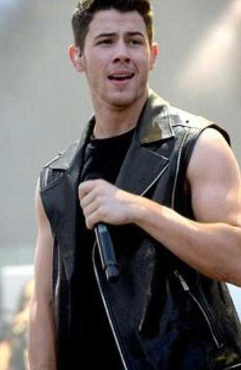 Davy Prentiss Nick Jonas Chaos Walking Biker Leather Vest