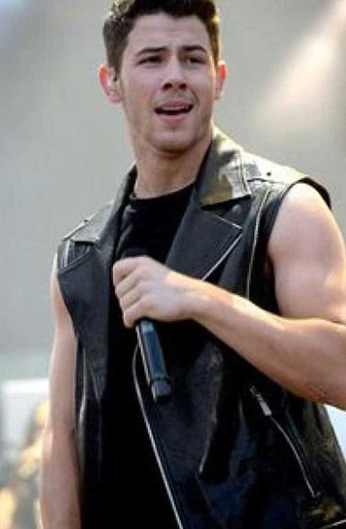 Davy Prentiss Nick Jonas Chaos Walking Biker Leather Vest