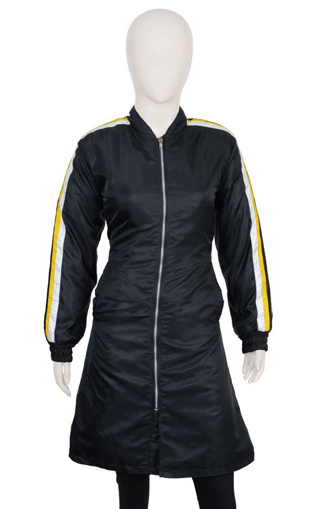 Kristen Stewart Sabina Wilson Charlies Angels Stripes Coat
