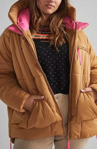 Sylvie Brett Kara Killmer Chicago Fire Bomber Puffer Jacket