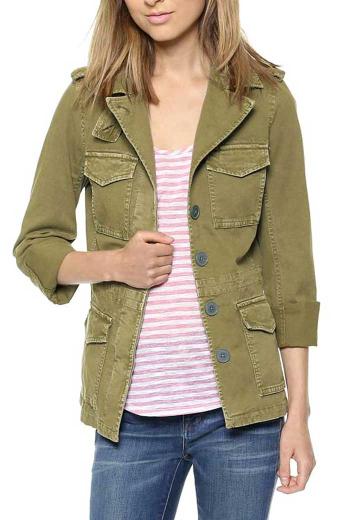 Sylvie Brett Kara Killmer Chicago Fire Military Green Jacket