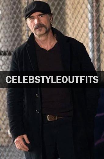 Chicago PD Elias Koteas Alvin Olinsky Black Long Trench Coat