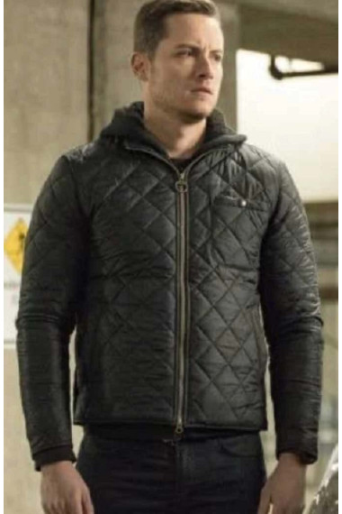Jesse Lee Soffer Chicago PD Jay Halstead Black Quilted Jacket