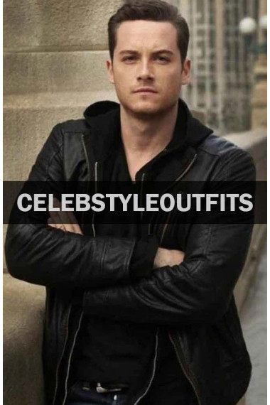 Chicago PD Jay Halstead Jesse Lee Soffer Black Leather Jacket