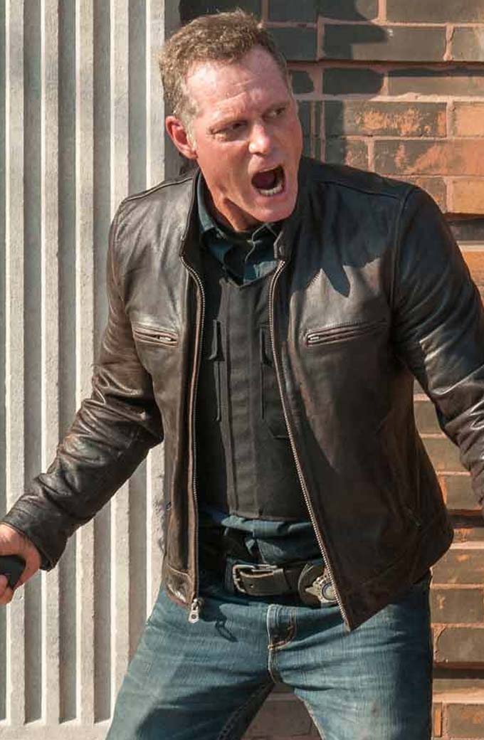 Chicago PD Jason Beghe Hank Voight Leather Jacket