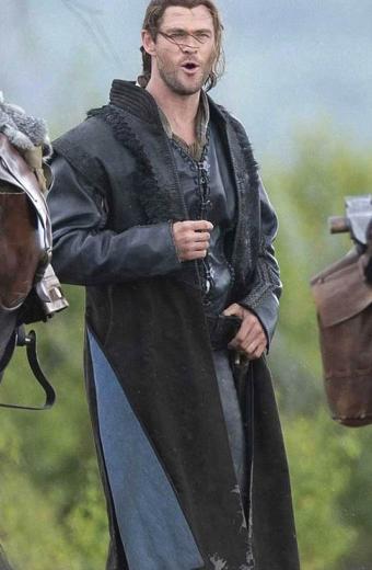 The Huntsman Winters War Chris Hemsworth Cosplay Trench Coat