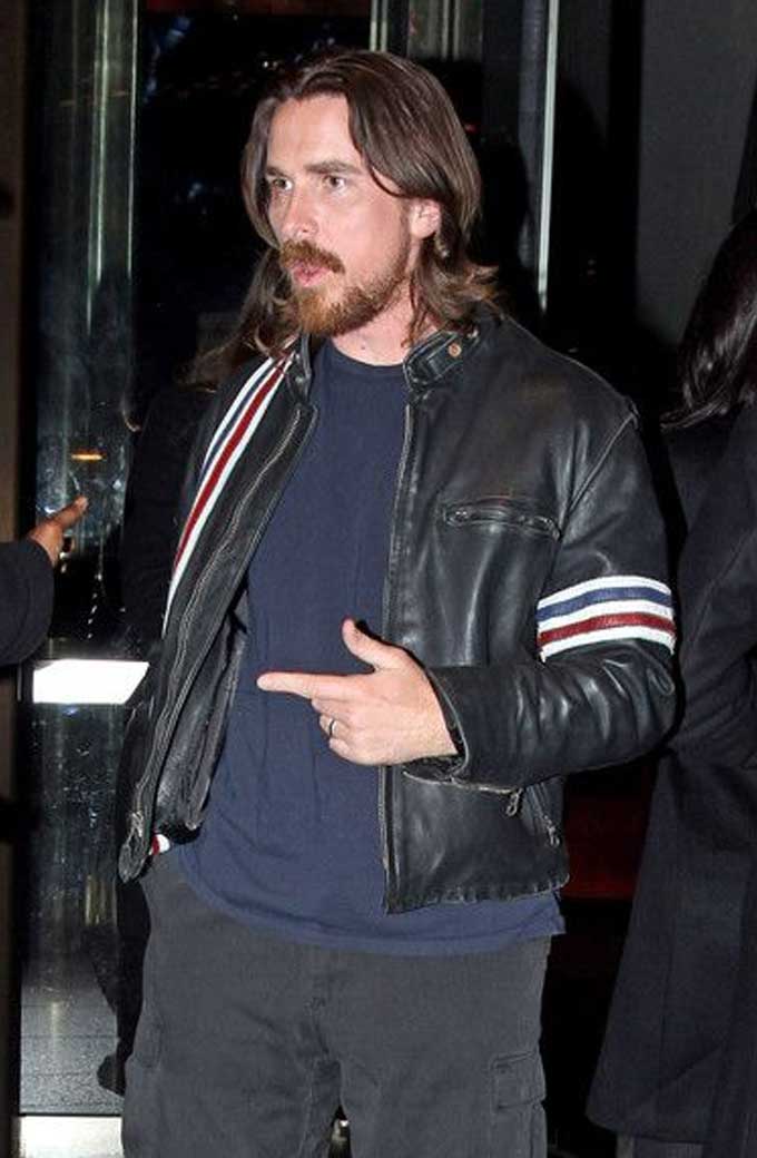 Christian Bale Casual Black Jacket
